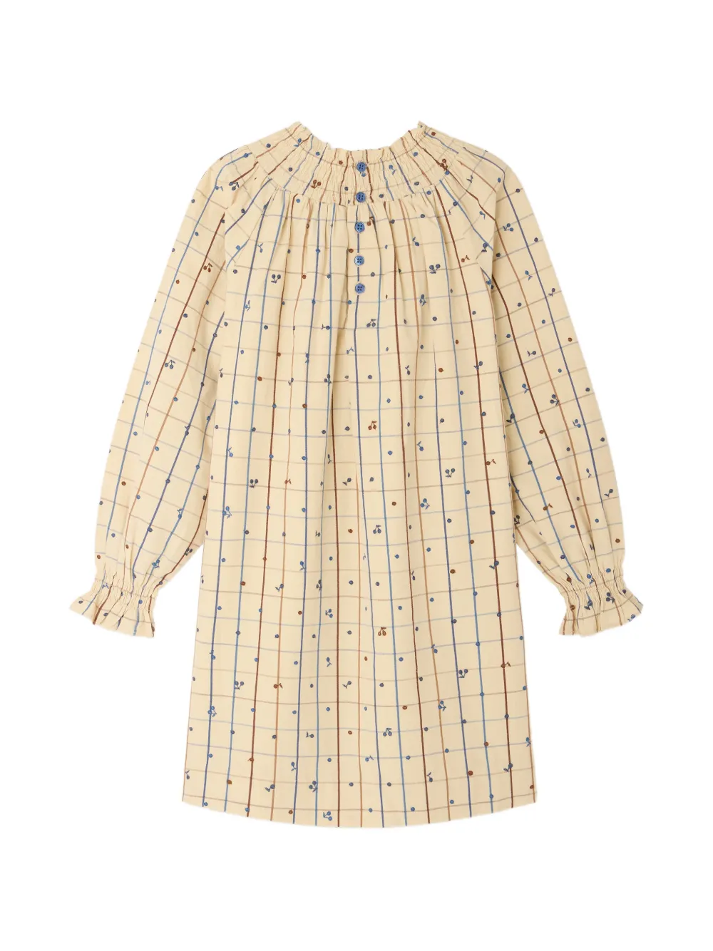 Bonpoint Fleur jurk Beige