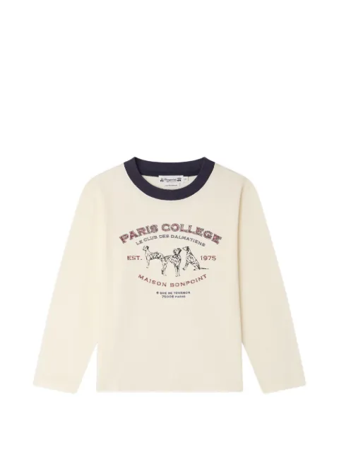 Bonpoint graphic-print long-sleeve T-shirt