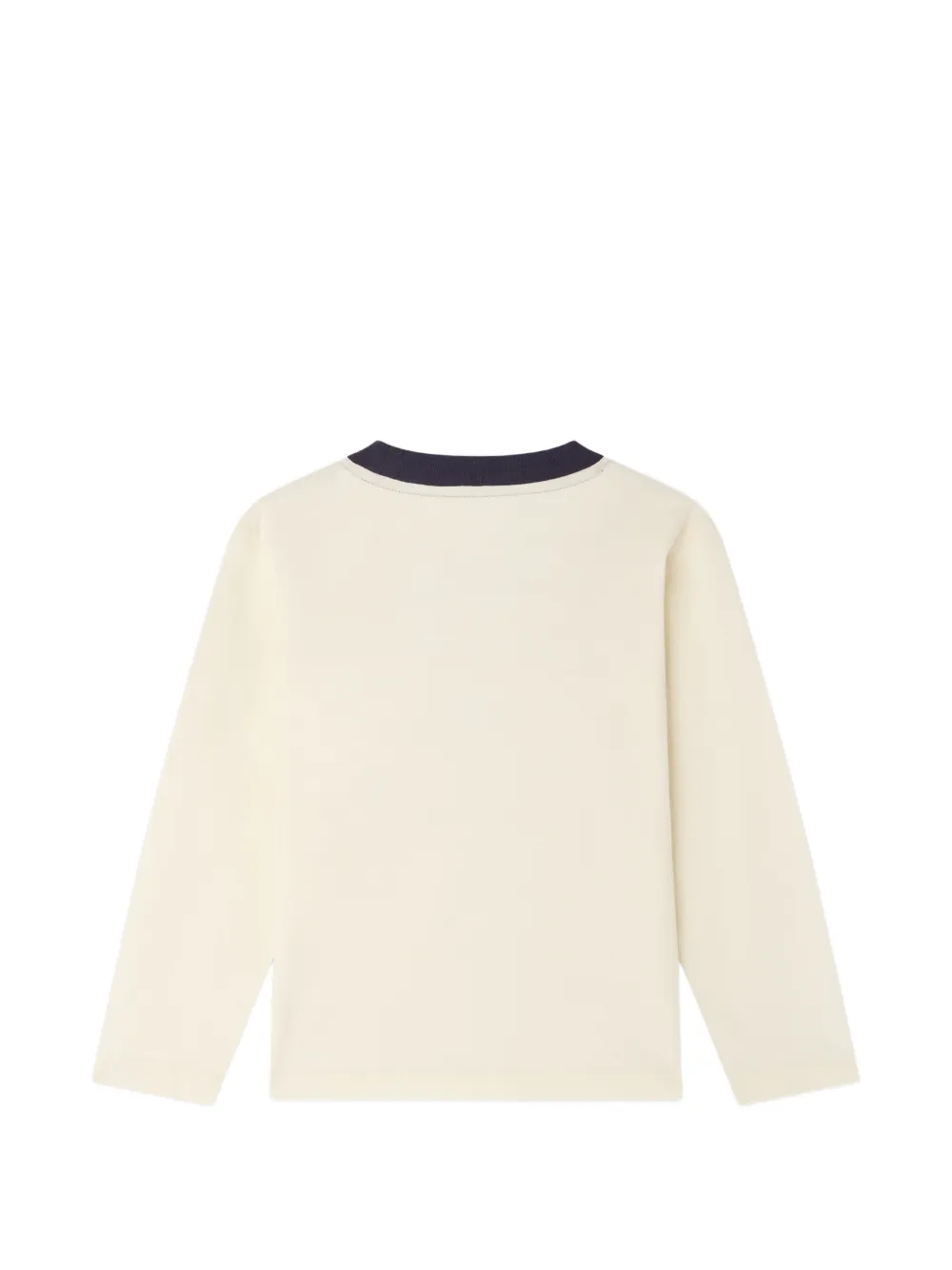 Bonpoint T-shirt met grafische print Beige