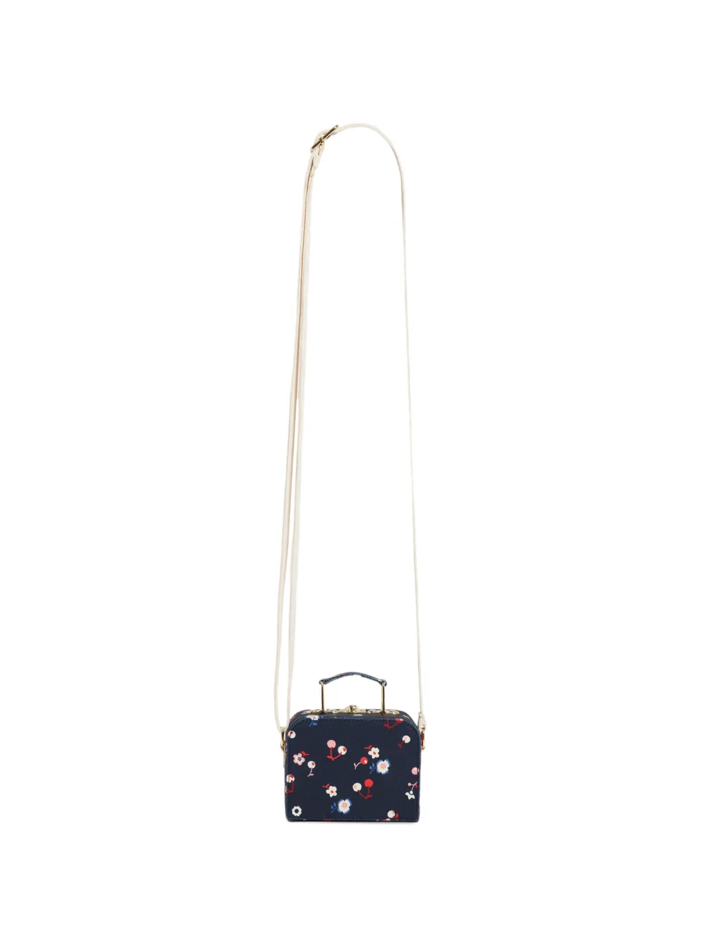 Bonpoint Aimane schoudertas met kersenprint Blauw
