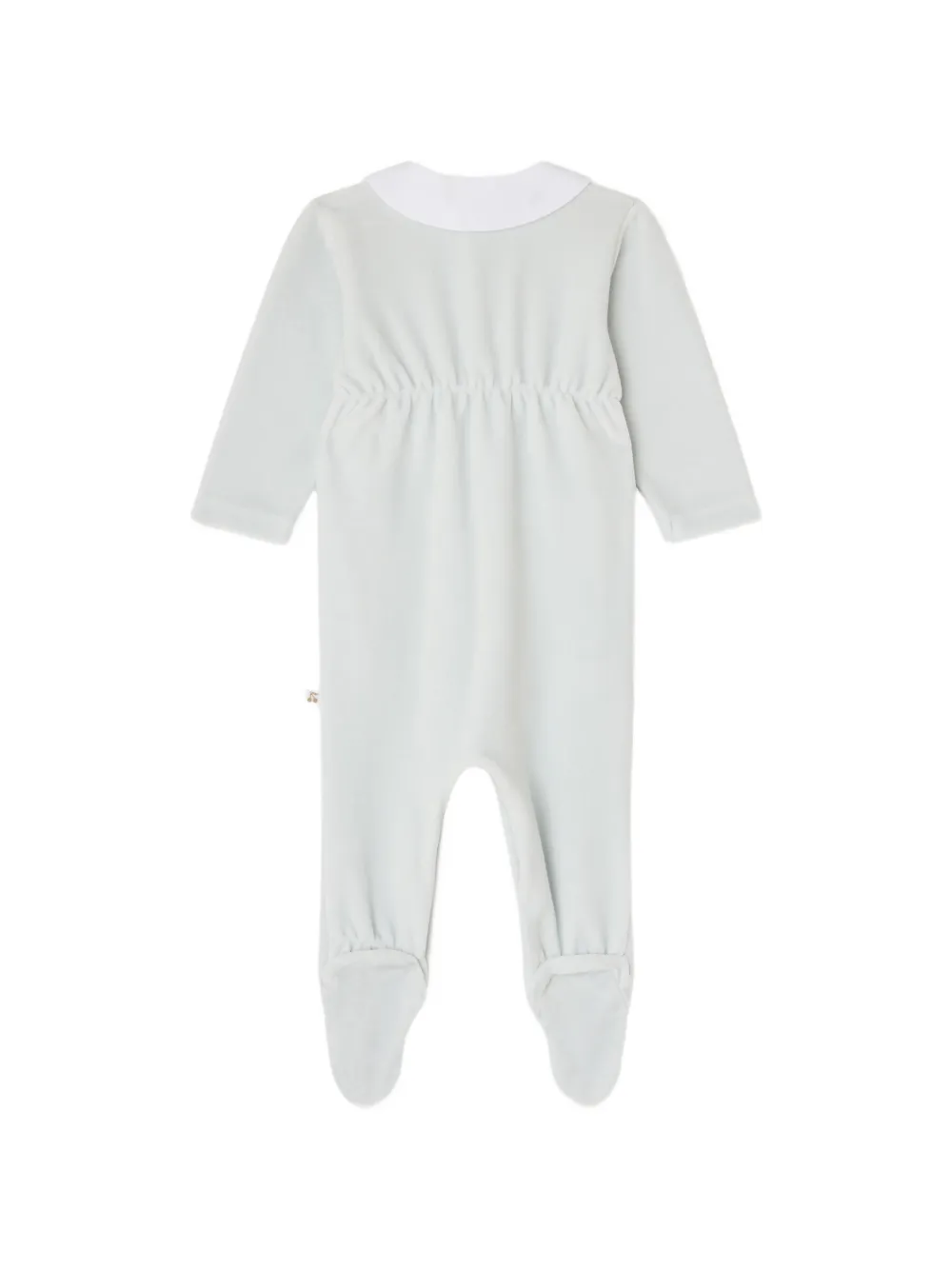 Bonpoint Tilouan pyjama met geborduurde Peter Pan-kraag Blauw
