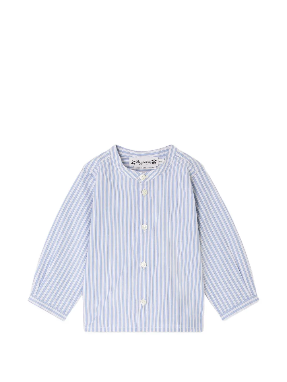 Bonpoint Molisson ストライプ シャツ | ブルー | Image 1