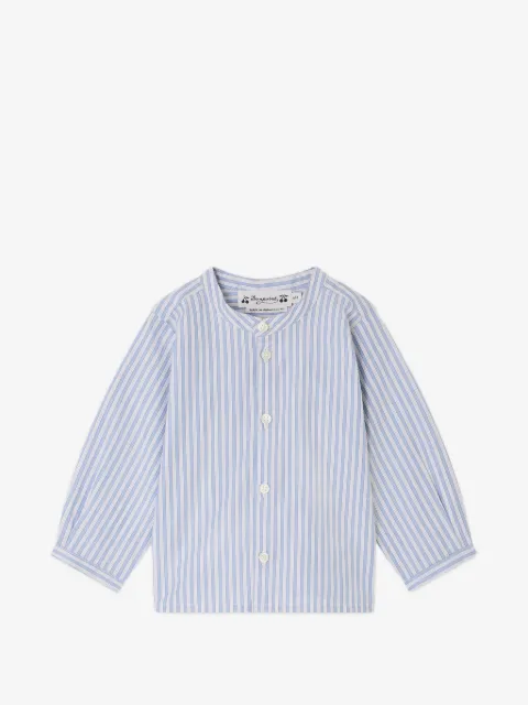 Bonpoint Molisson striped cotton shirt