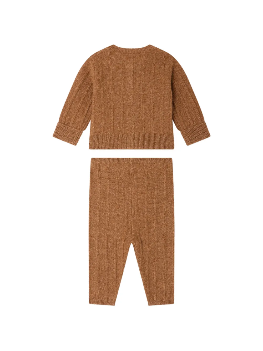 Bonpoint Maxence vest en broek Bruin