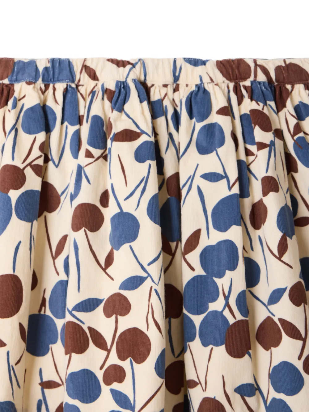 Bonpoint Suzon rok met kersenprint Beige