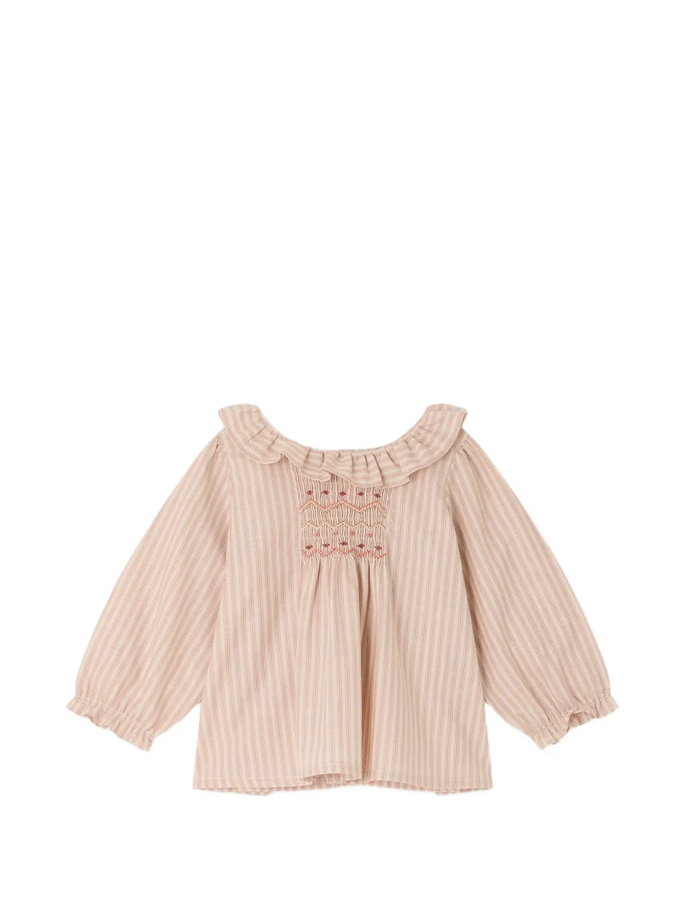 Bonpoint ruffled-collar blouse - Toni neutri