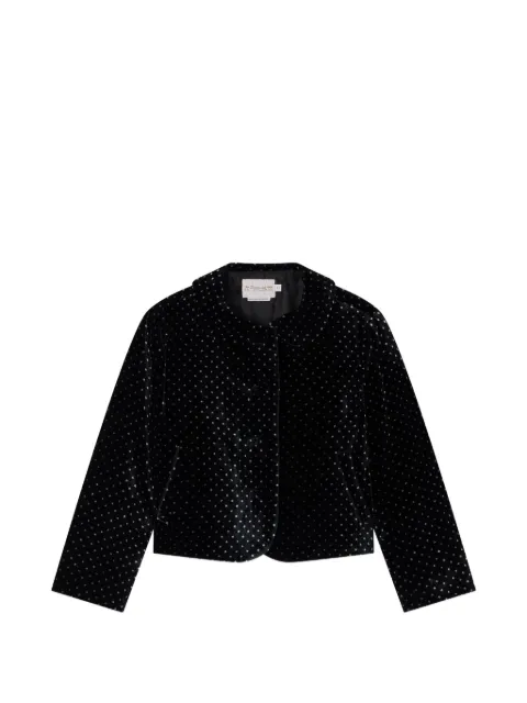 Bonpoint polka-dot velvet jacket
