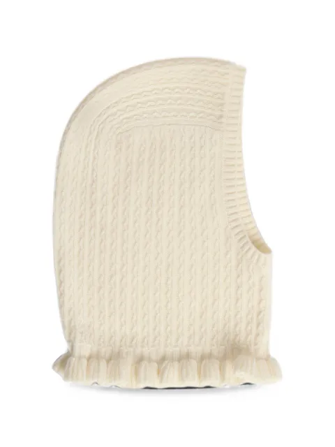Bonpoint Melitza cable-knit balaclava
