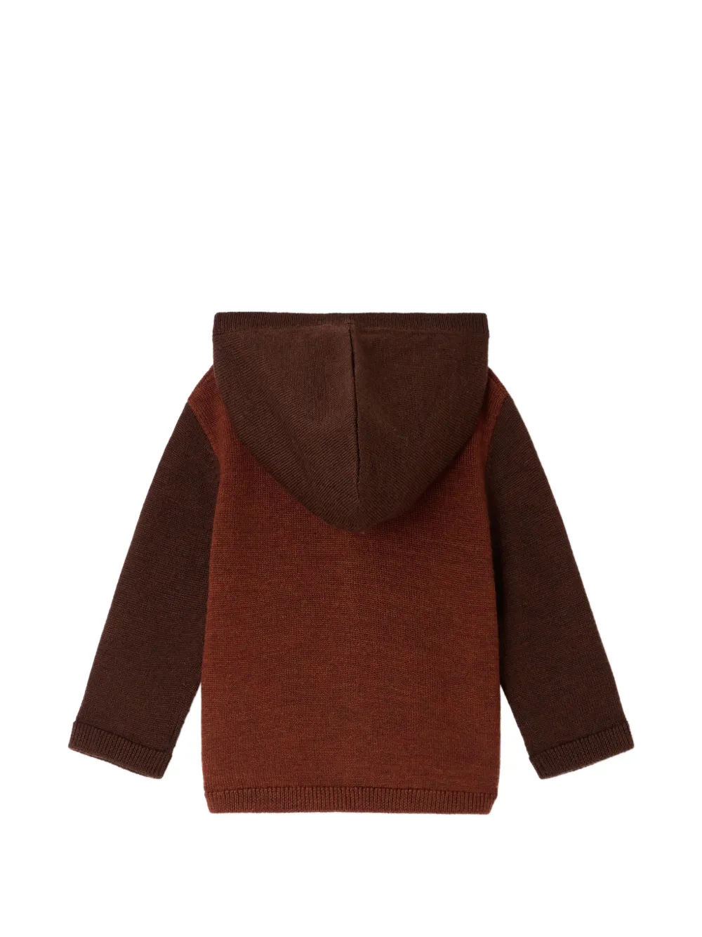 Bonpoint Alexandros hoodie met rits Bruin