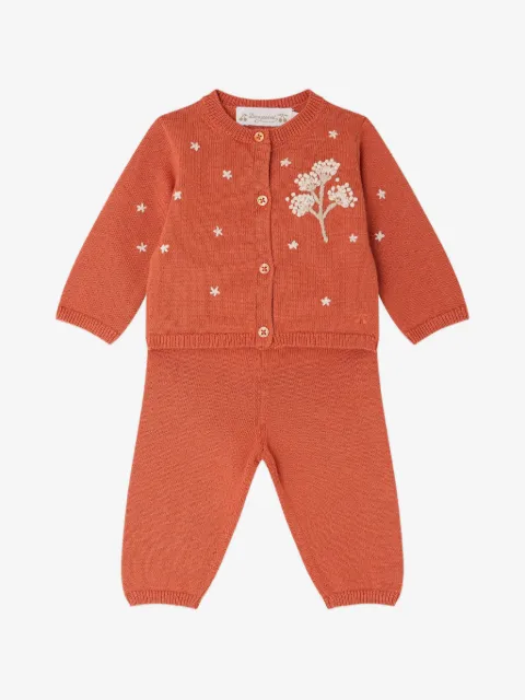 Bonpoint Melnie cardigan and trousers set