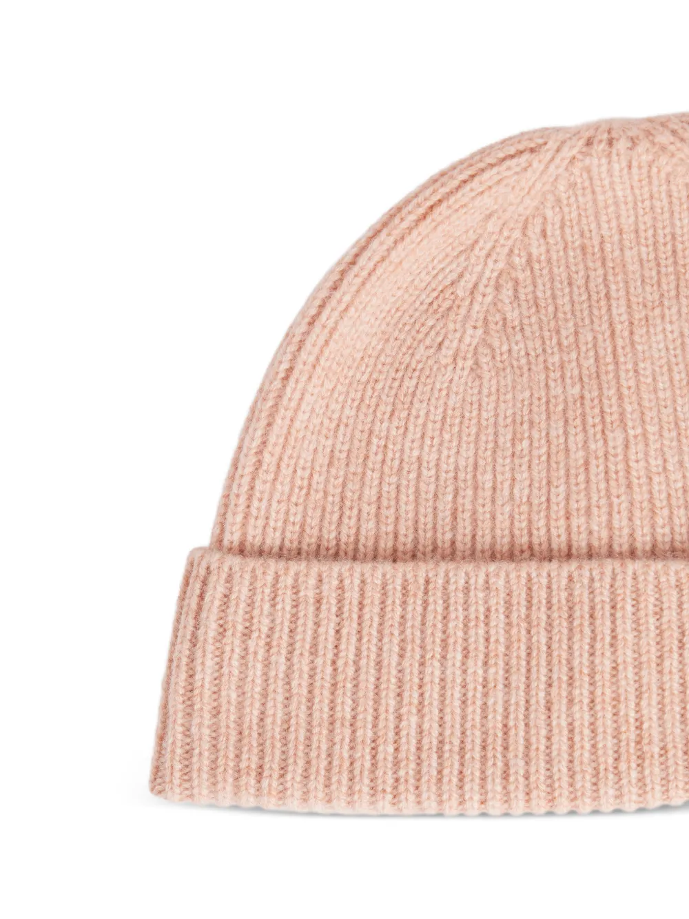 Bonpoint Ribgebreide muts Roze
