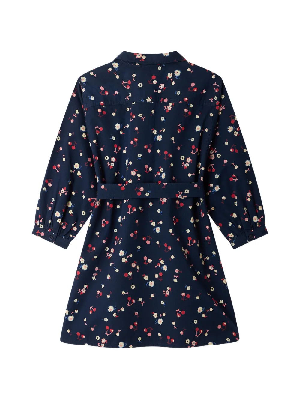 Bonpoint Jurk met bloemenprint Blauw