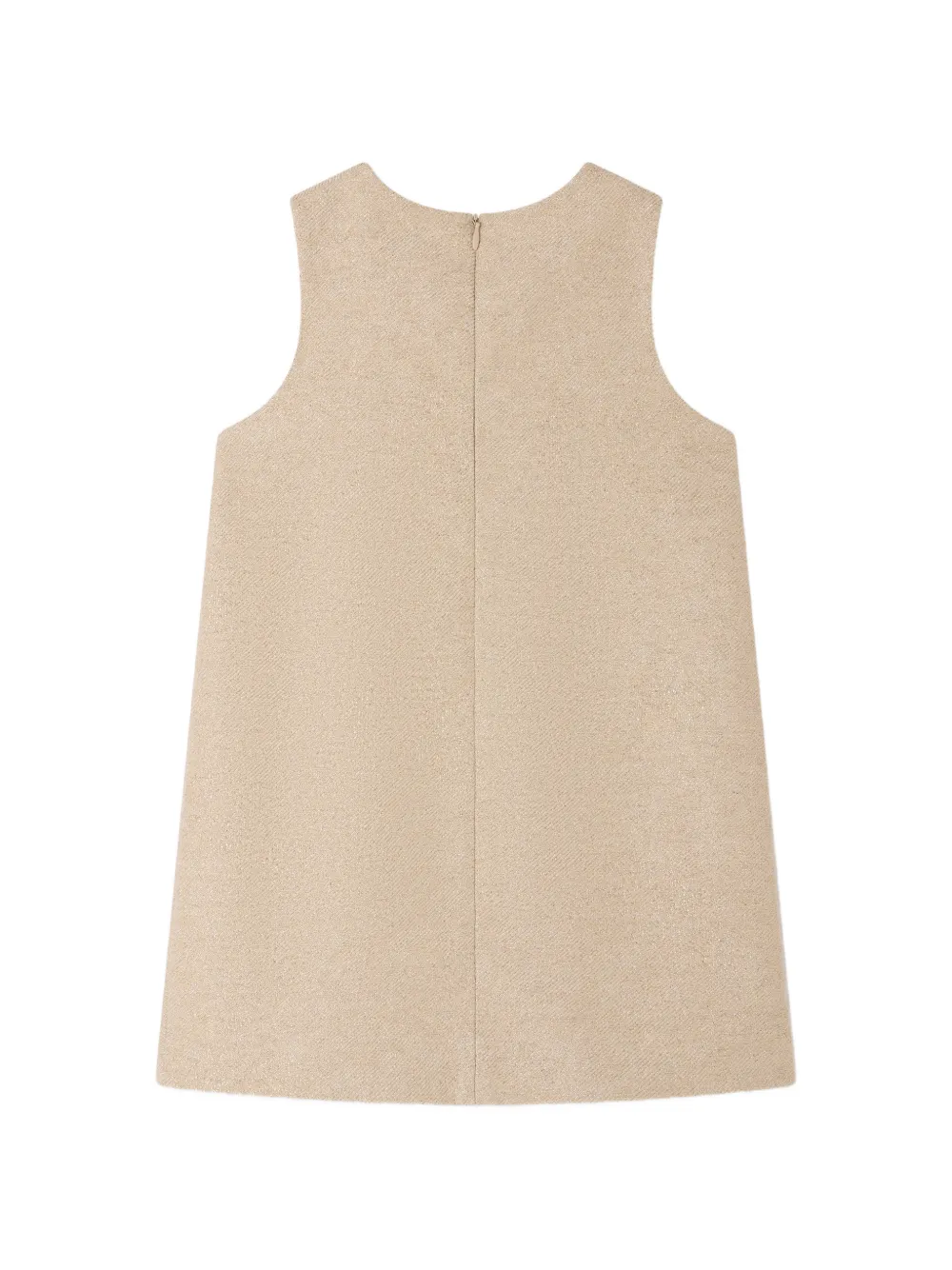 Bonpoint Jinette jurk met metallic effect Beige