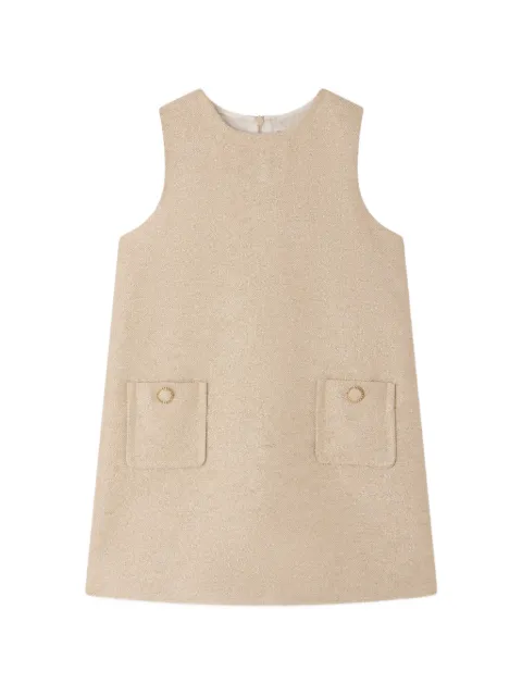 Bonpoint Jinette metallic-effect dress