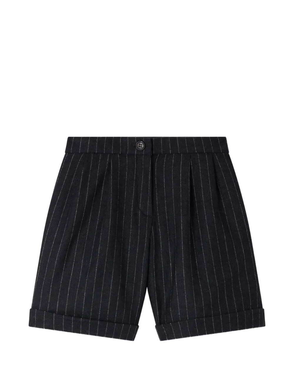 Bonpoint Marcia pinstripe-pattern Marcia shorts - Blu