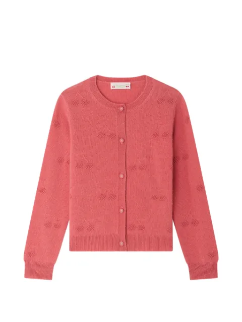 Bonpoint Manon Cardigan mit Kirschstickerei