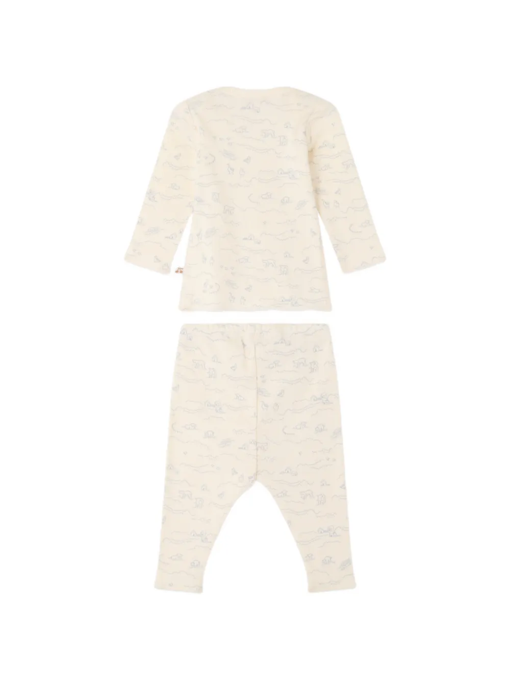 Bonpoint Timi T-shirt en broek Beige