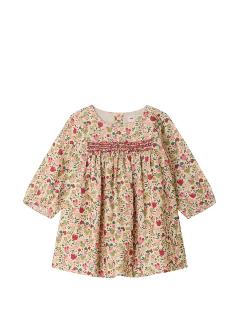 Bonpoint smocked floral-print dress