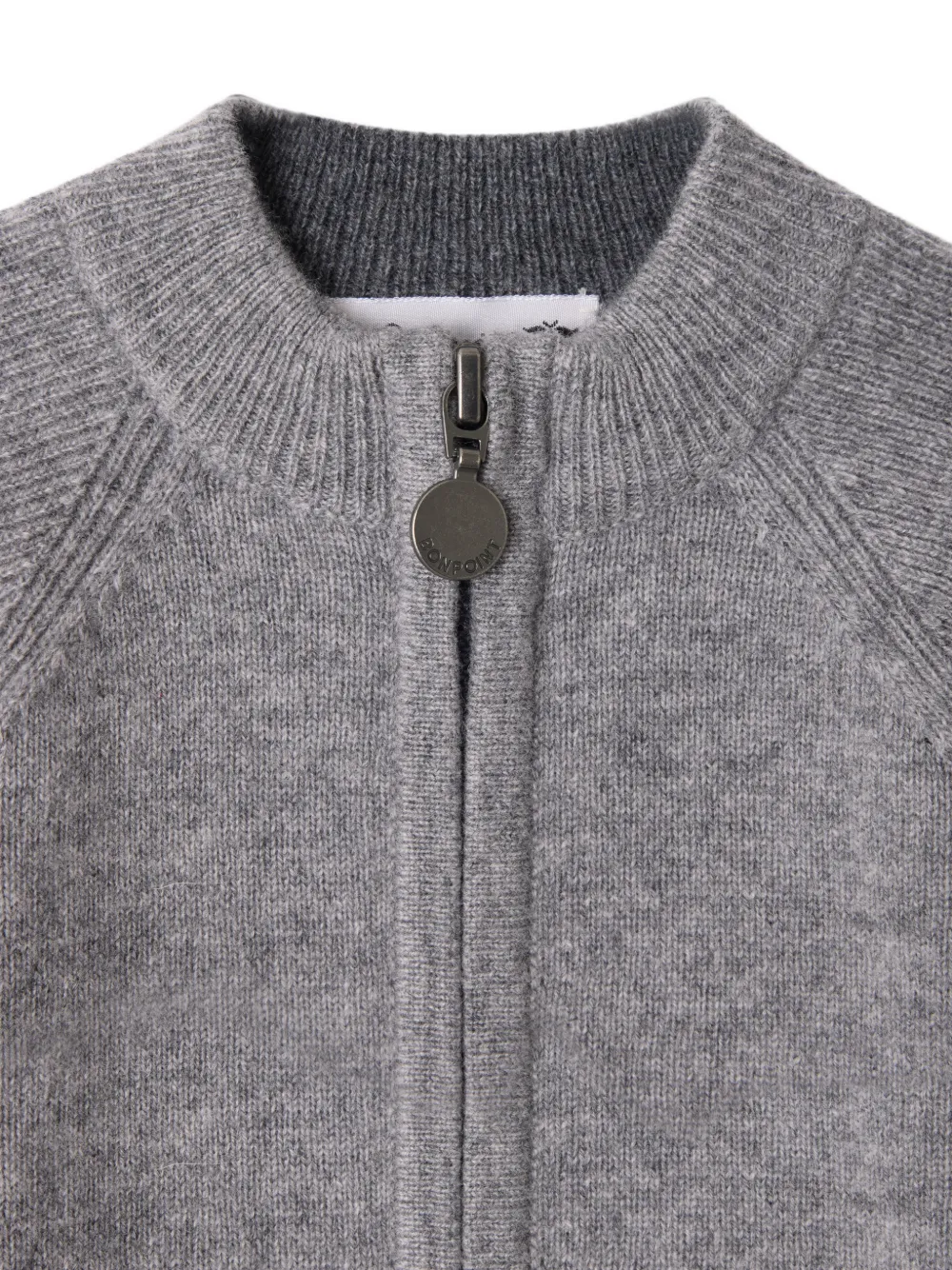 Bonpoint Thylio vest met rits Grijs