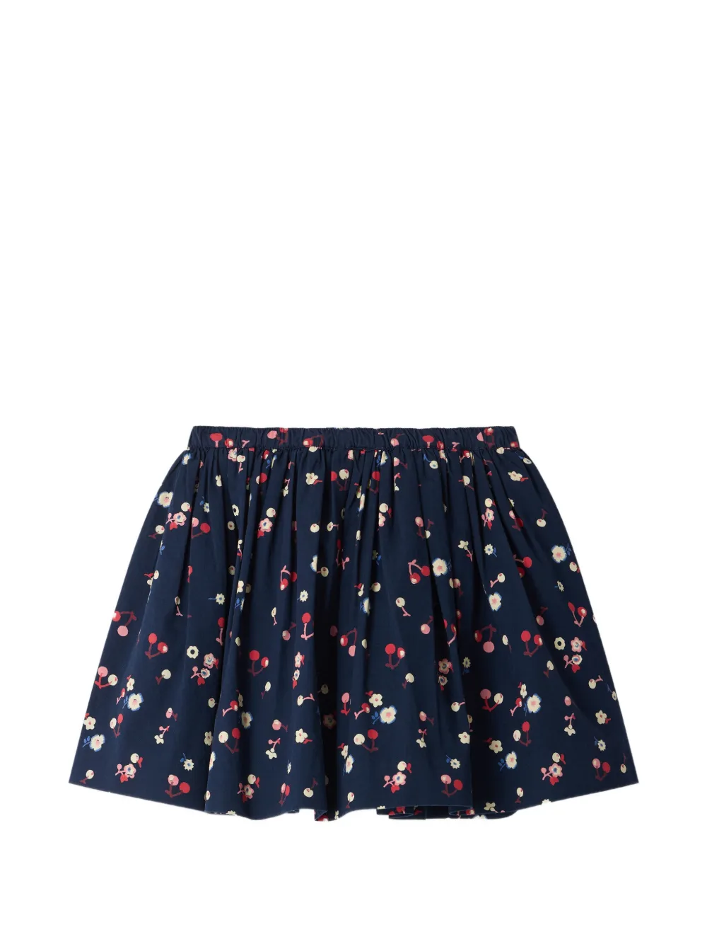 Bonpoint Rok met bloemenprint Blauw