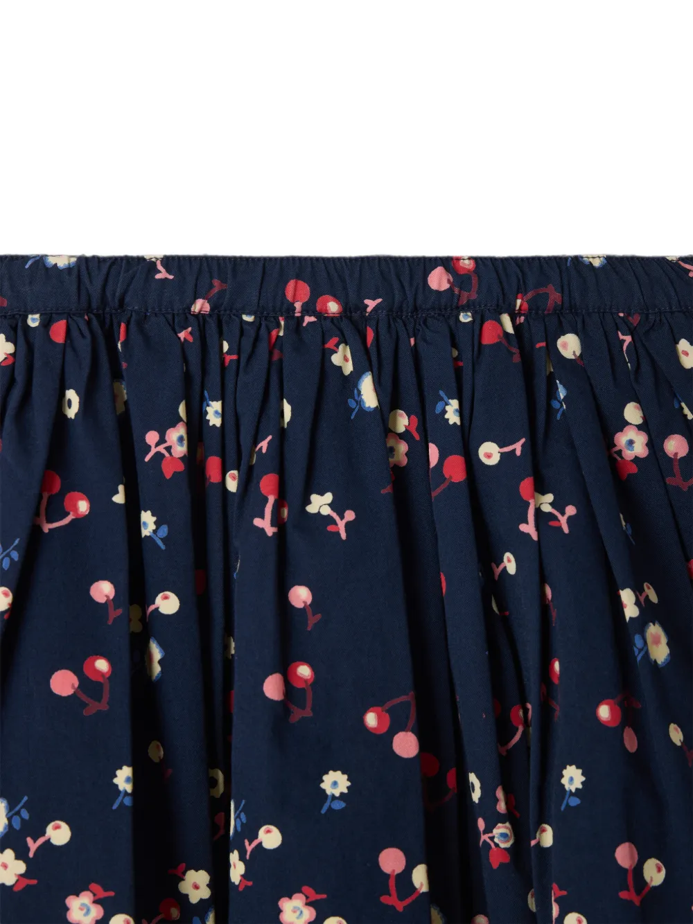 Bonpoint Rok met bloemenprint Blauw