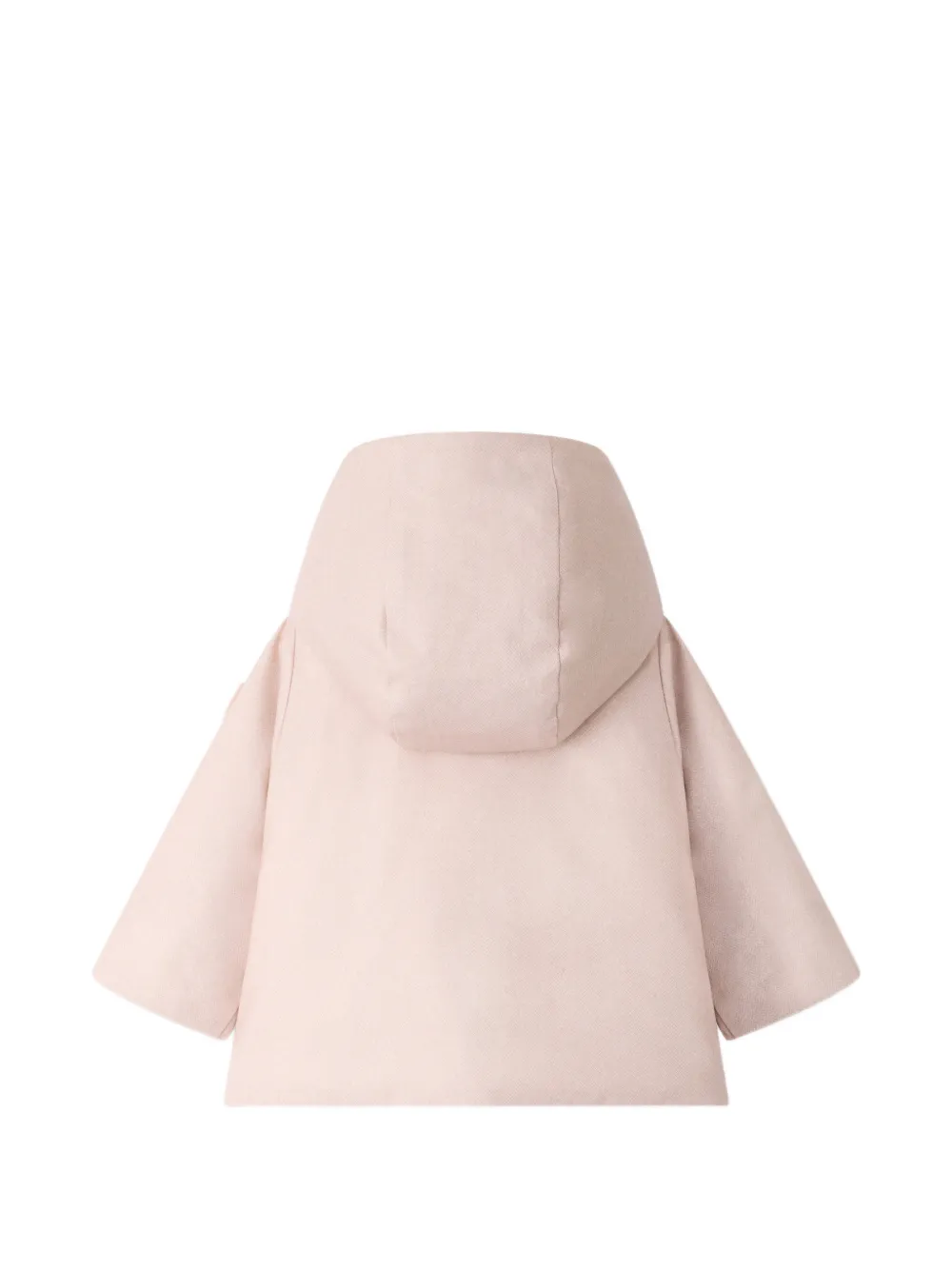Bonpoint Jas met afwerking van imitatiebont en visgraatpatroon Beige