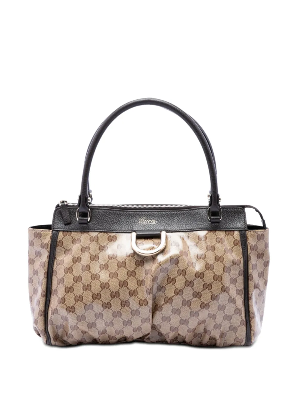 Gucci Pre-Owned 2016-2026 GG Crystal Abbey D Ring tote bag - Toni neutri