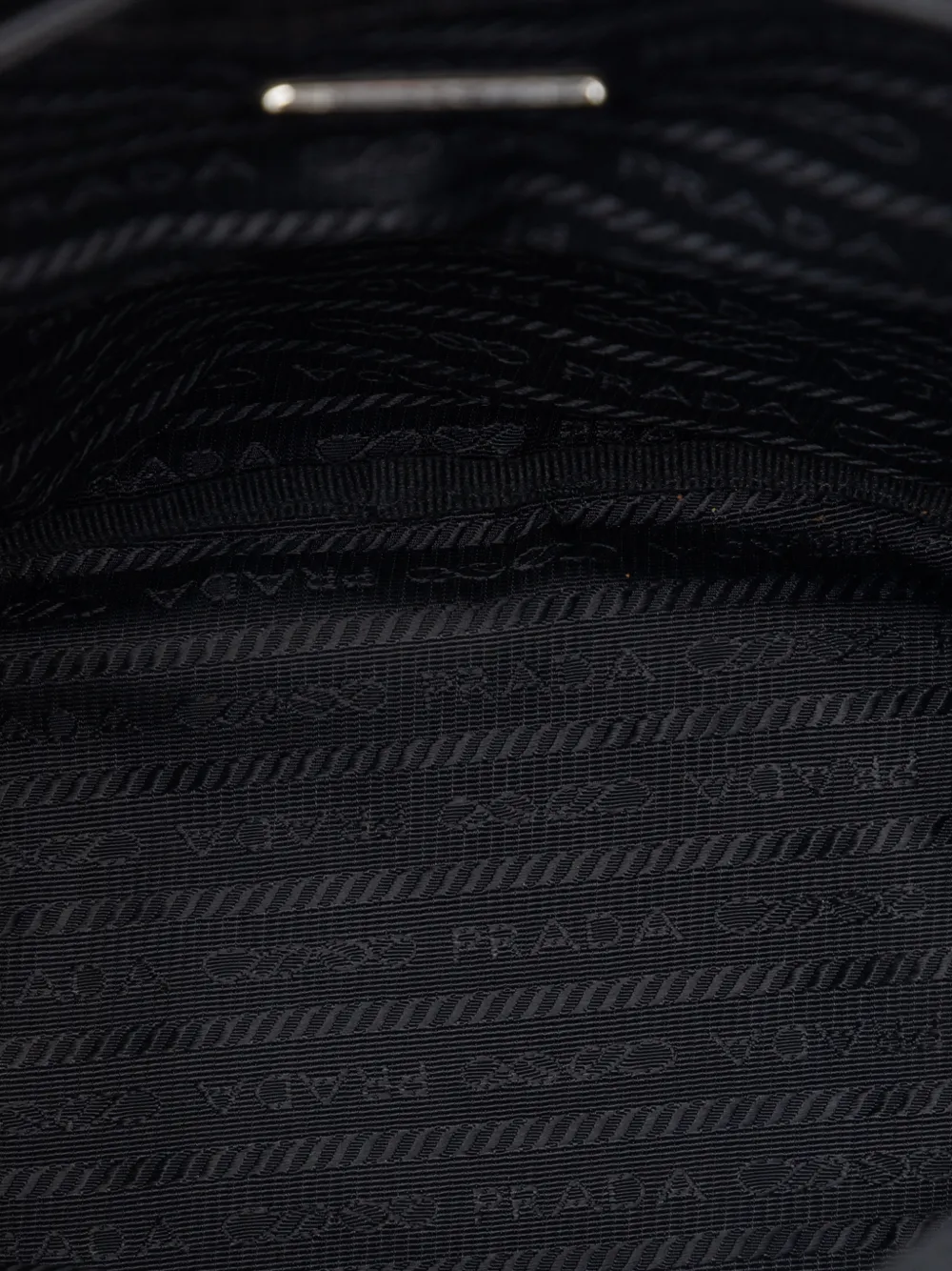 Prada Pre-owned 2019-2026 Tessuto Drawstring Pouch in Black, view 5