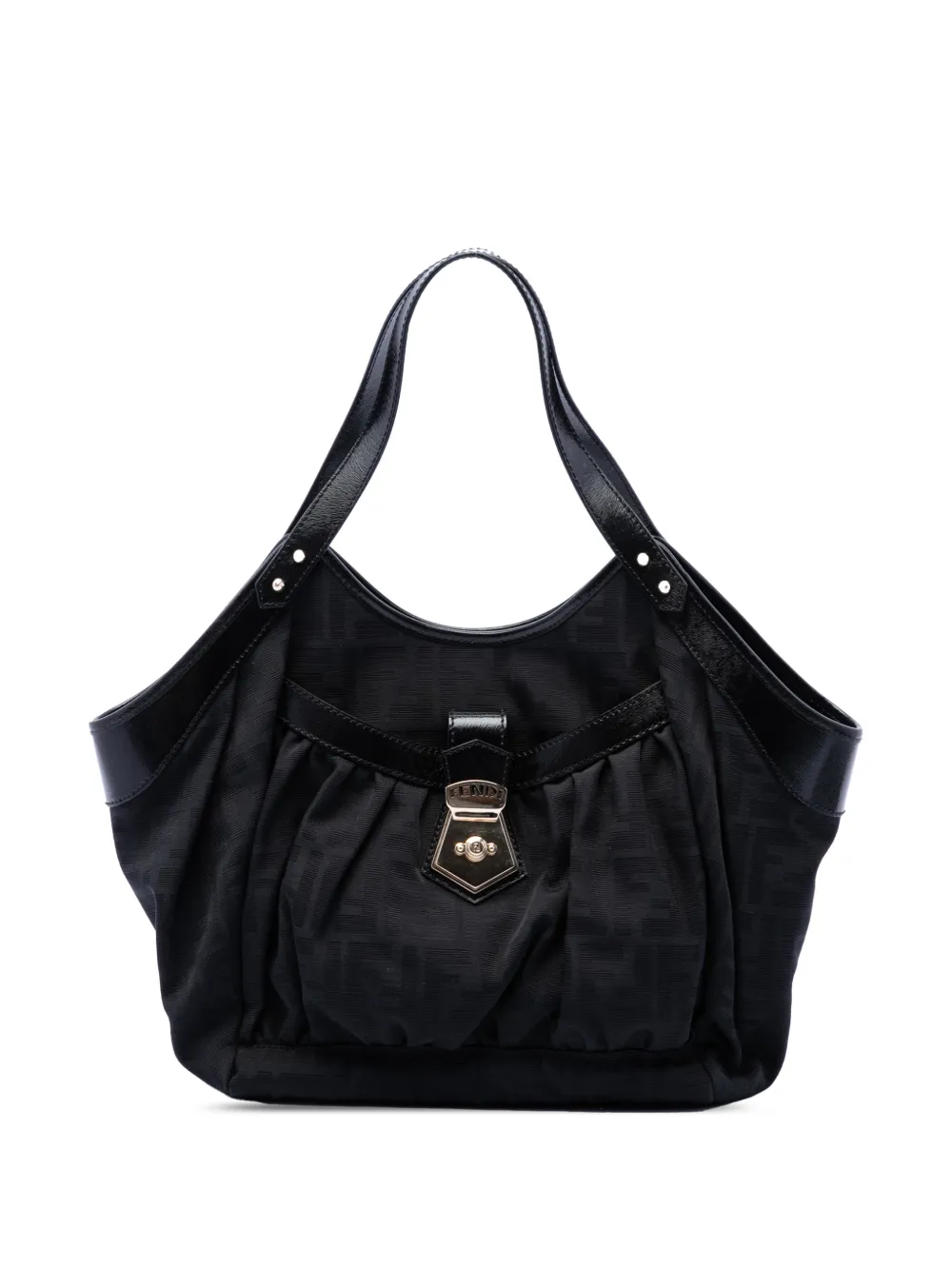 Fendi Pre-Owned 2010-2026 Zucca Canvas Chef tote bag - Nero