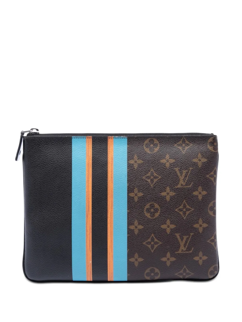 Louis Vuitton Pre-Owned 2016 Monogram Pochette Plate MM clutch bag - Marrone
