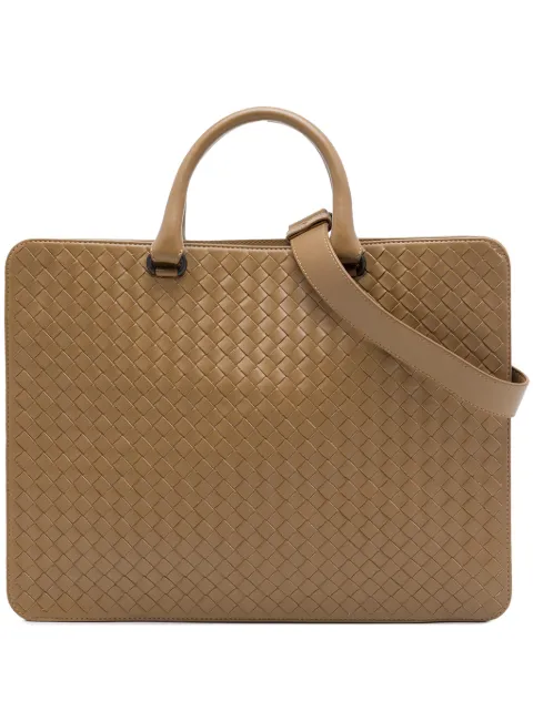 Bottega Veneta Pre-Owned 2012-2026 Nappa Intrecciato Club Briefcase business bag
