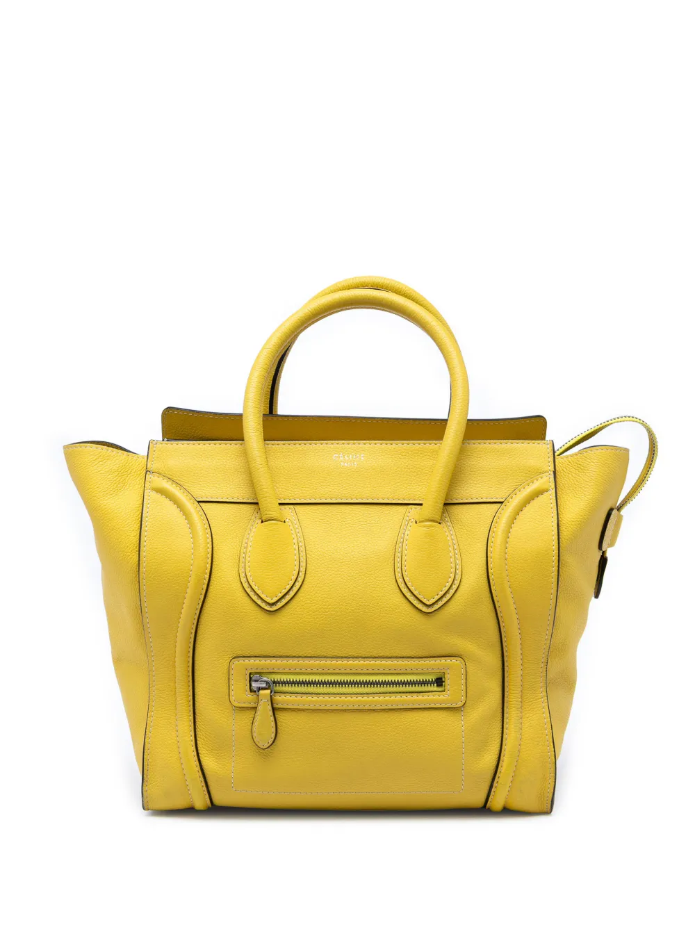 Celine Pre-Owned 2011 Mini Calfskin Luggage tote bag - Giallo