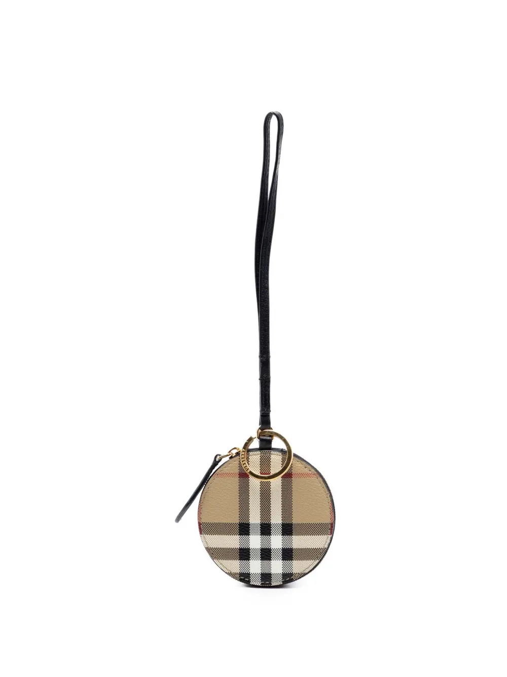 Burberry Pre-Owned 2000-2017 House Check Leather coin pouch - Toni neutri