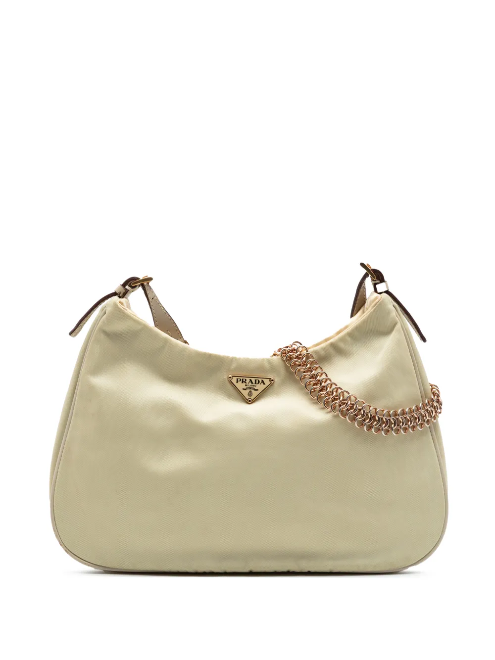 Prada Pre-Owned 2000-2013 Tessuto Chain shoulder bag - Marrone