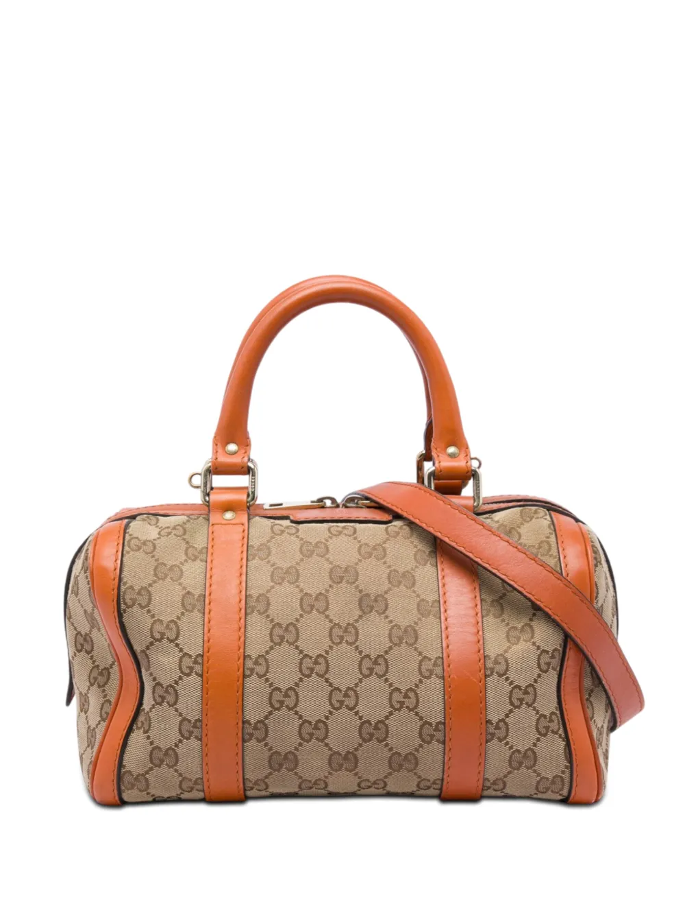 Gucci Pre-Owned 2016-2026 Small GG Canvas Joy Boston Bag satchel - Toni neutri