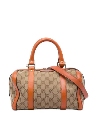 Gucci Pre-Owned 2016-2026 ミディアム GGスプリーム ジョイ ボストン