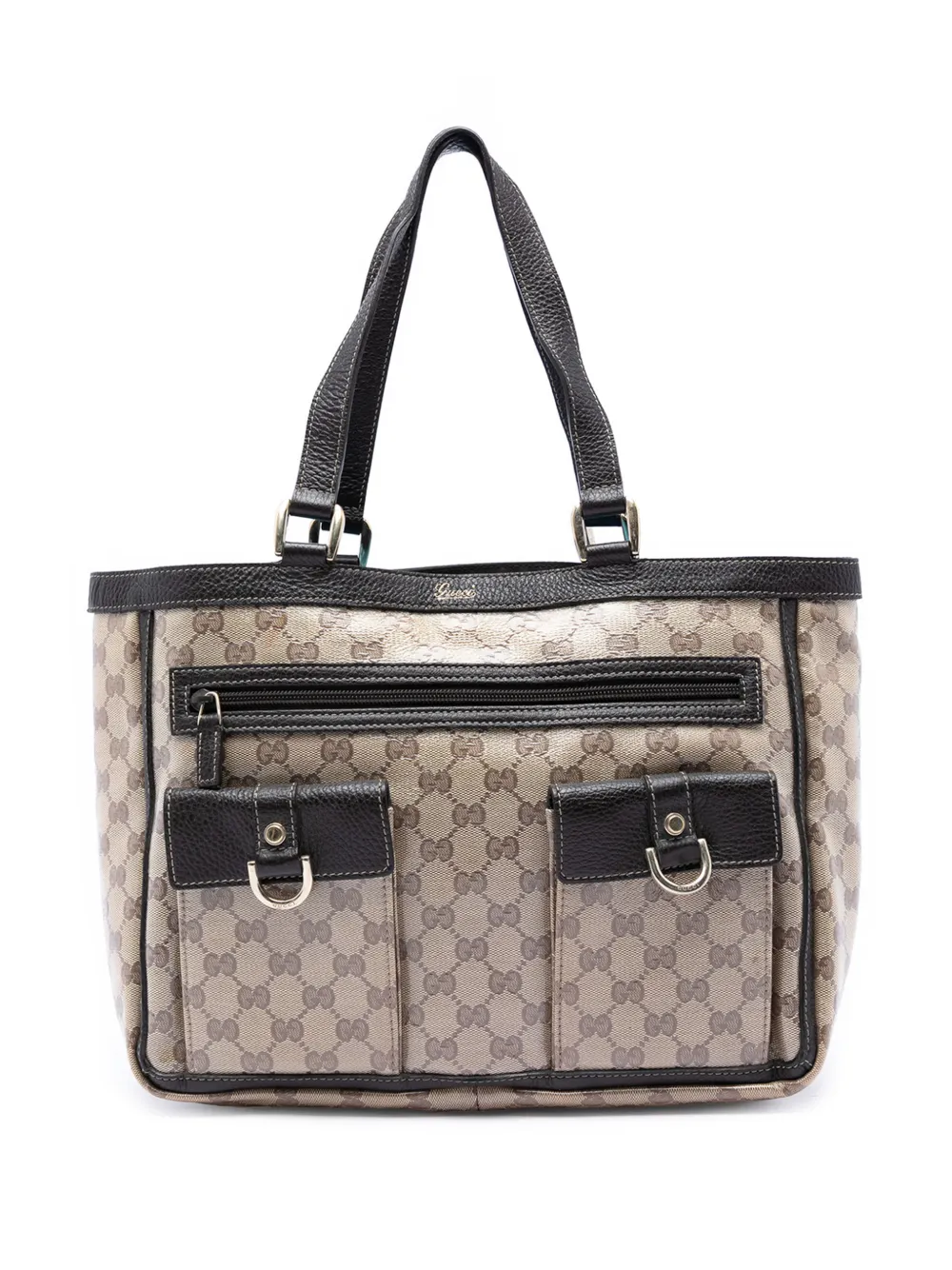 Gucci Pre-Owned 2016-2026 GG Crystal Abbey D Ring tote bag - Toni neutri