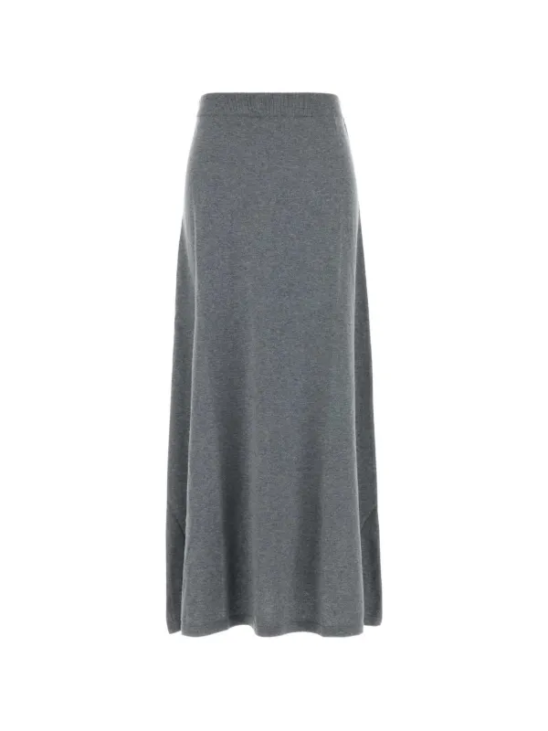 Lisa Yang Adrienne Knitted Skirt in Grey