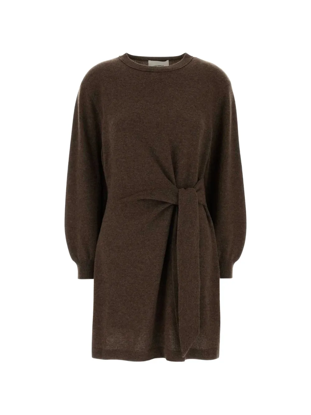 Lisa Yang Abrielle tie-waist mini dress - Marrone