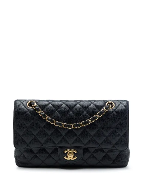 CHANEL Pre-Owned 2013-2014 Medium Classic Caviar Double Flap shoulder bag