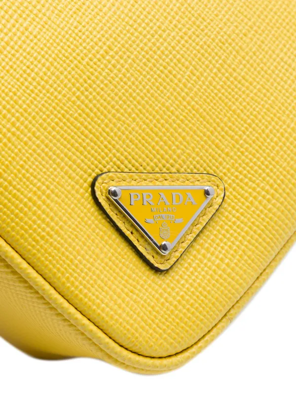 Prada Pre-Owned 2013-2026 サフィアーノロゴエンボストライアングル 