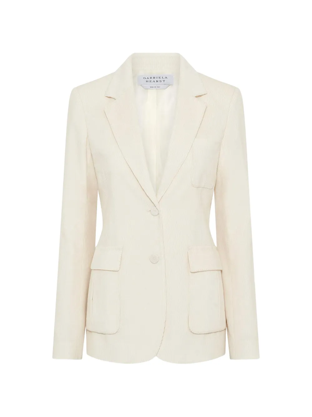 Gabriela Hearst Louisa corduroy blazer - Toni neutri