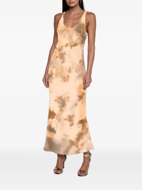 L'Agence Akiya tie-dye maxi dress
