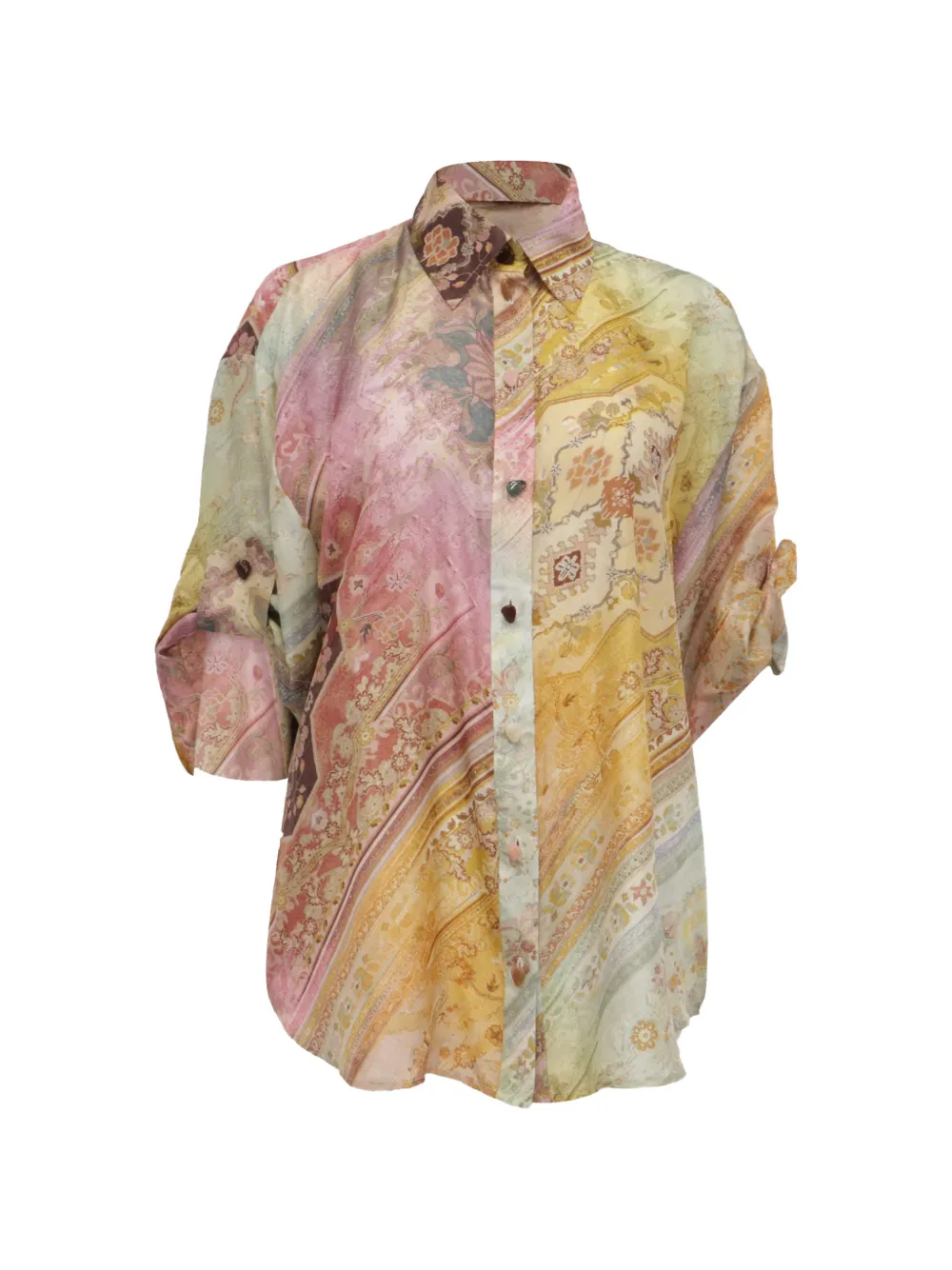 ZIMMERMANN Tallow Hemd mit Print - Gelb