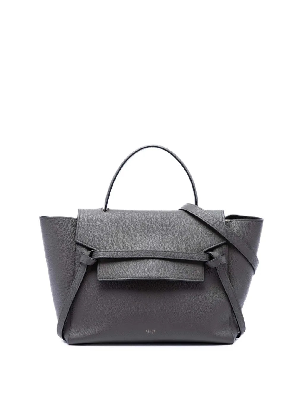 Celine Pre-Owned 2017 Mini Leather Belt Bag satchel - Grigio