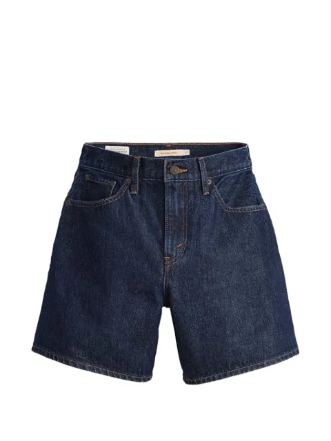 Levi's high-waisted baggy denim shorts