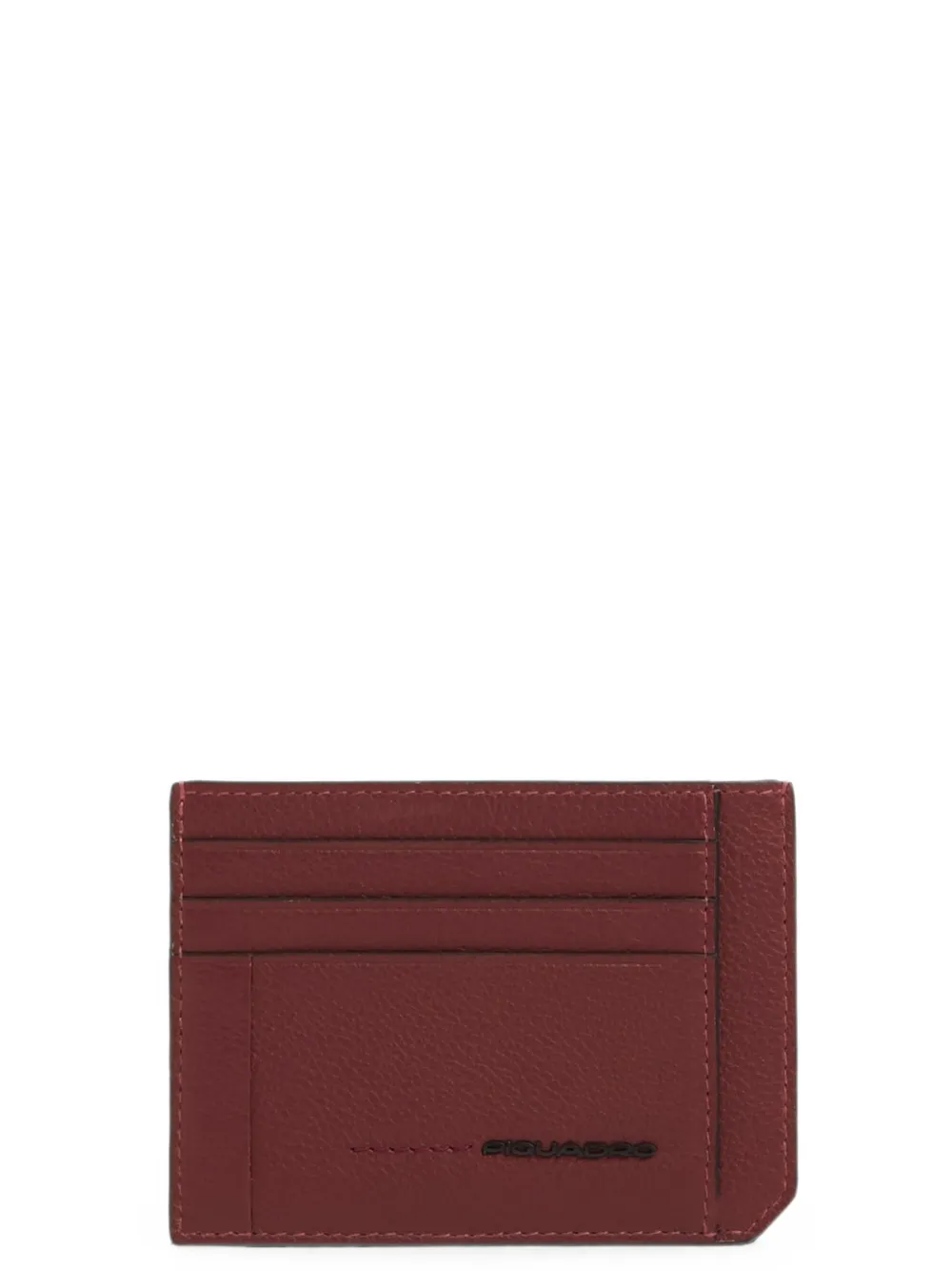 PIQUADRO Pasjeshouder met logoplakkaat Rood