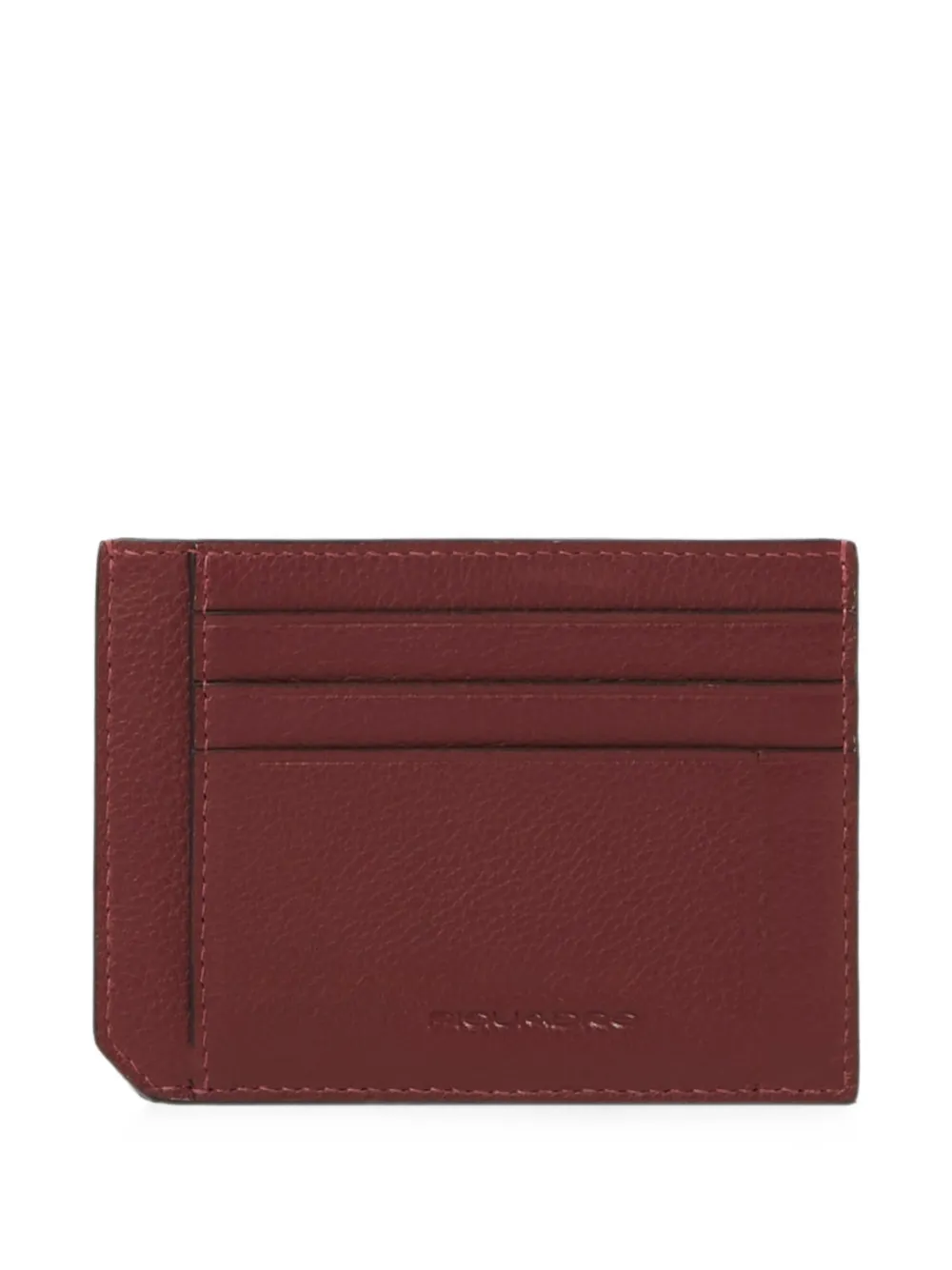 PIQUADRO Pasjeshouder met logoplakkaat Rood