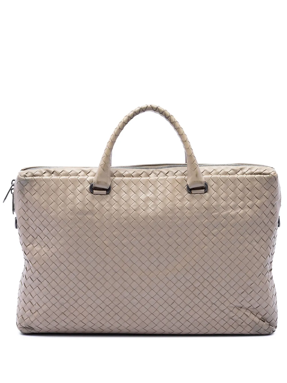 Bottega Veneta Pre-Owned 2012-2026 Nappa Intrecciato business bag - Toni neutri