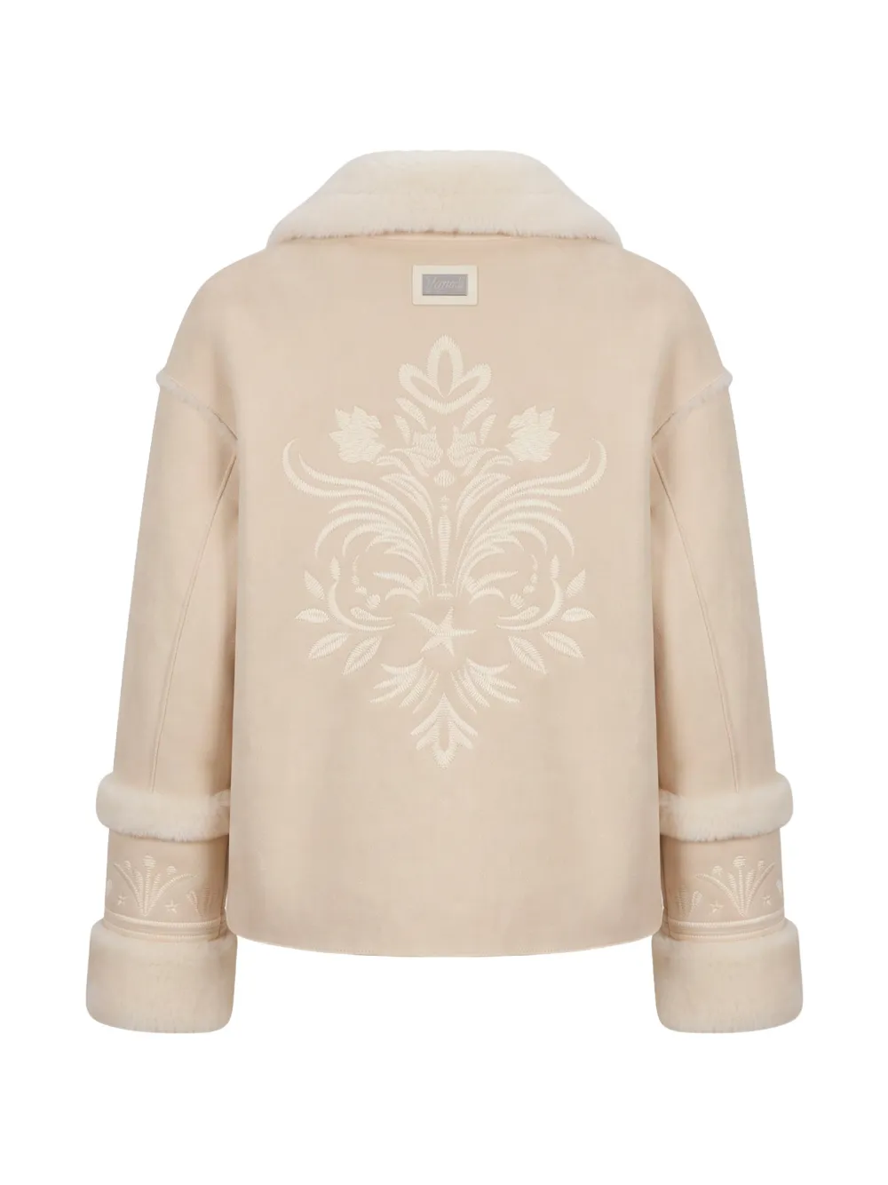 HIGH SOCIETY Alani jack met lammy afwerking Beige